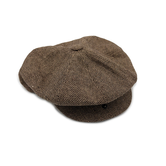 PANAVISION NEWSBOY CAP - BROWN
