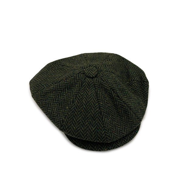 PANAVISION NEWSBOY CAP - FOREST GREEN