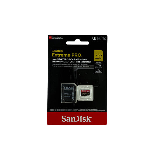SANDISK EXTREME PRO MICRO SD CARD + ADAPTER