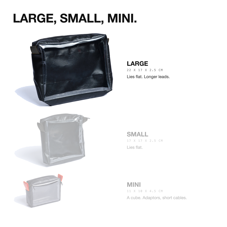 DB CABLE POUCH VARIOUS COLOURS - LARGE