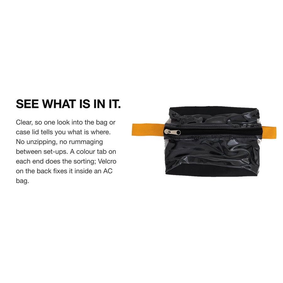 PANAVISION 'FAT' CLEAR POUCHES
