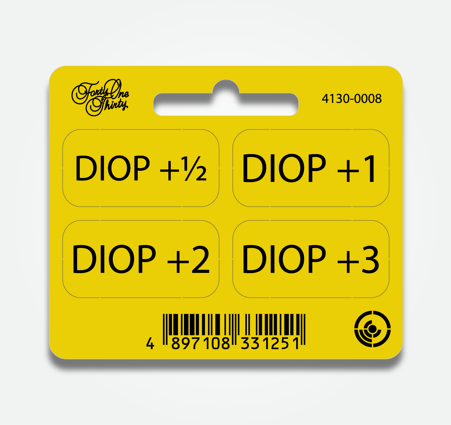 4130 DIOPTER TABS 1/2-3