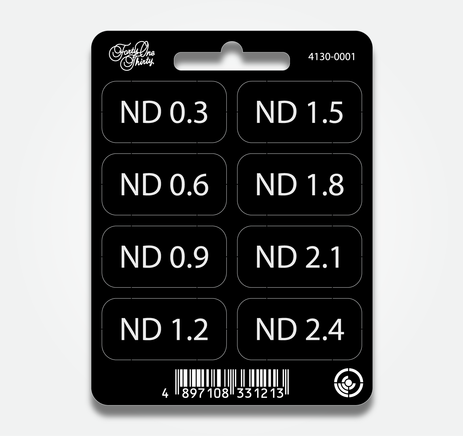 4130 ND FILTER TABS 0.3-2.4