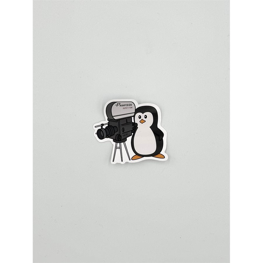 PENGUIN WITH CAMERA STICKER