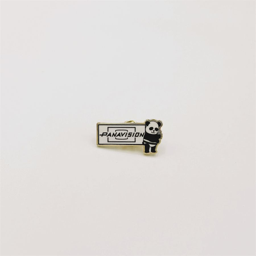 PANDA WITH MONITOR PIN BADGE