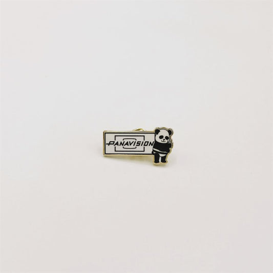 PANDA WITH MONITOR PIN BADGE