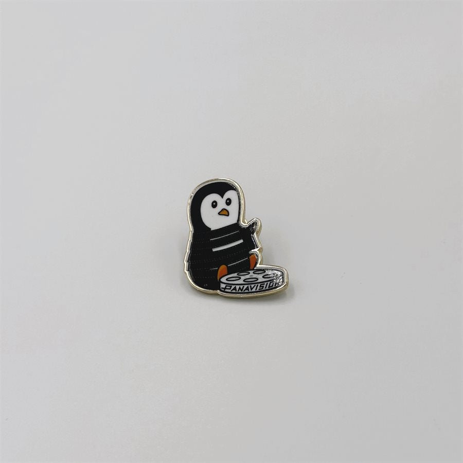 PENGUIN WITH FILM PIN BADGE