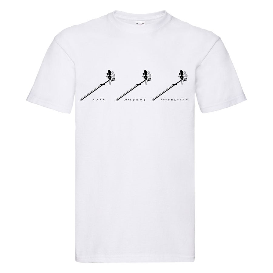 MARK MILSOME FOUNDATION T-SHIRT - WHITE