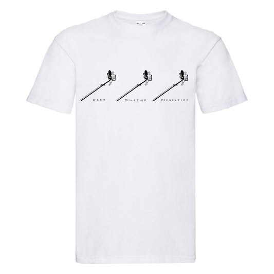 MARK MILSOME FOUNDATION T-SHIRT - WHITE