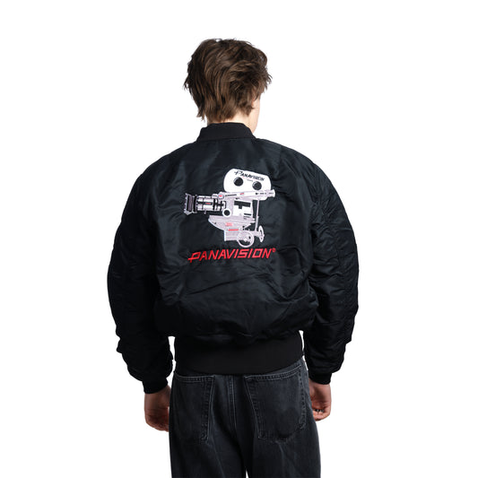 PANAVISION ALPHA BOMBER JACKET - BLACK
