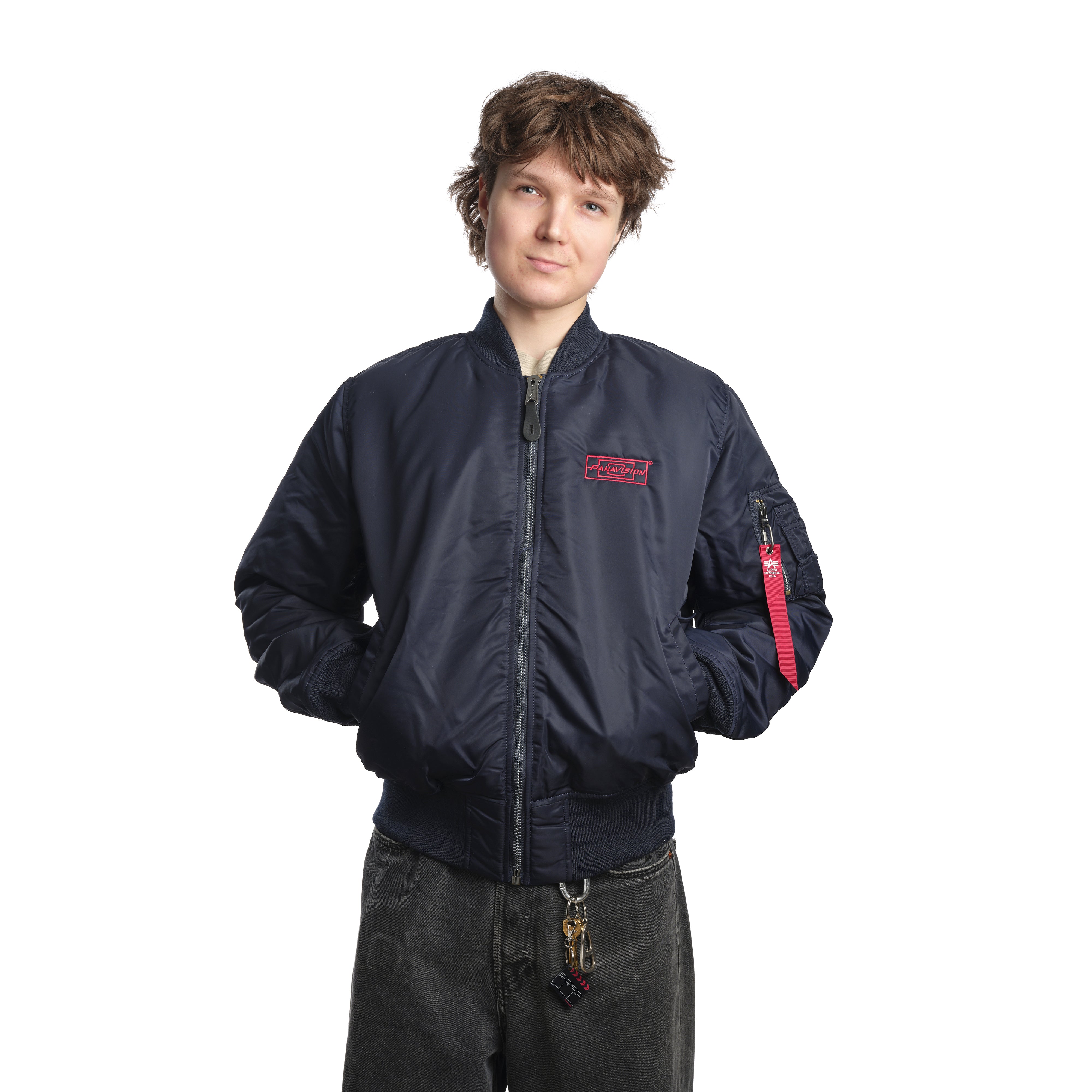 PANAVISION ALPHA BOMBER JACKET - NAVY