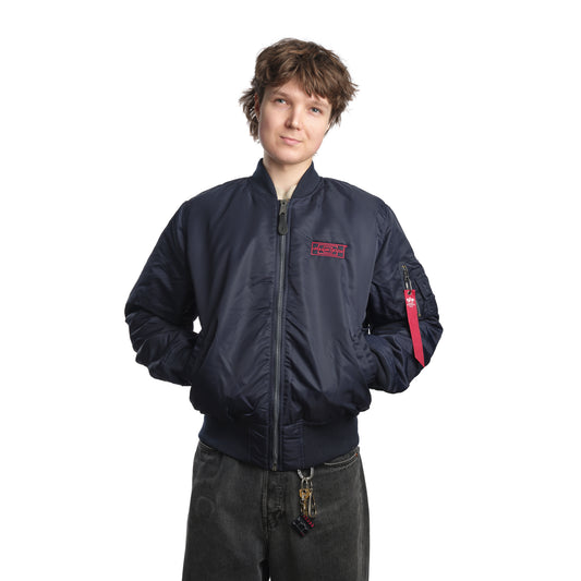 PANAVISION ALPHA BOMBER JACKET - NAVY