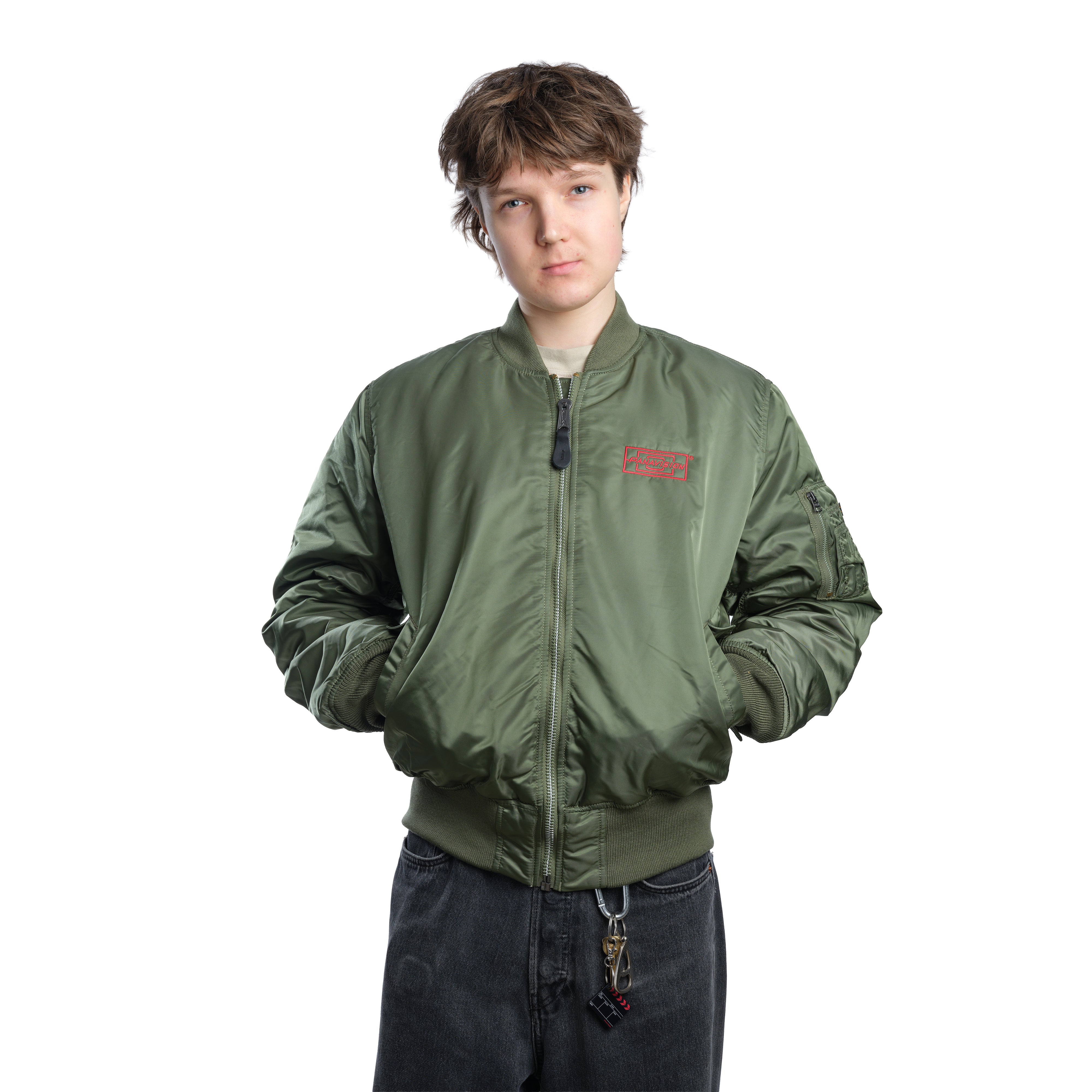 PANAVISION ALPHA BOMBER JACKET - GREEN