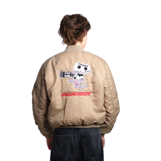 PANAVISION ALPHA BOMBER JACKET - BEIGE