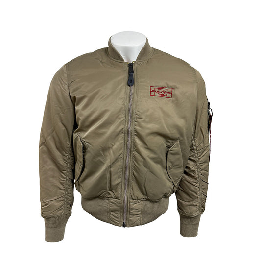 PANAVISION ALPHA BOMBER JACKET - BEIGE