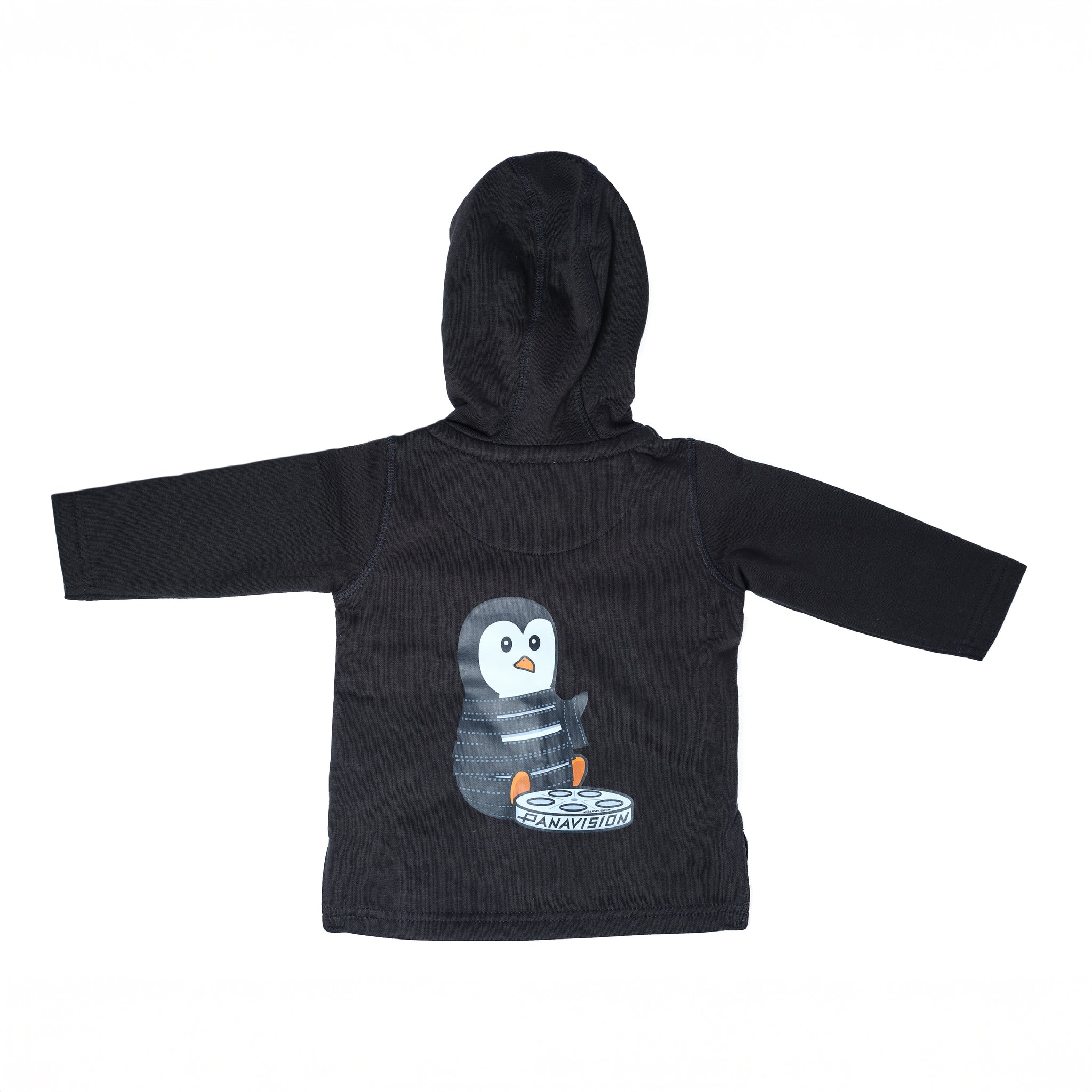 PANAVISION CHILDREN'S PENGUIN HOODIE - BLACK