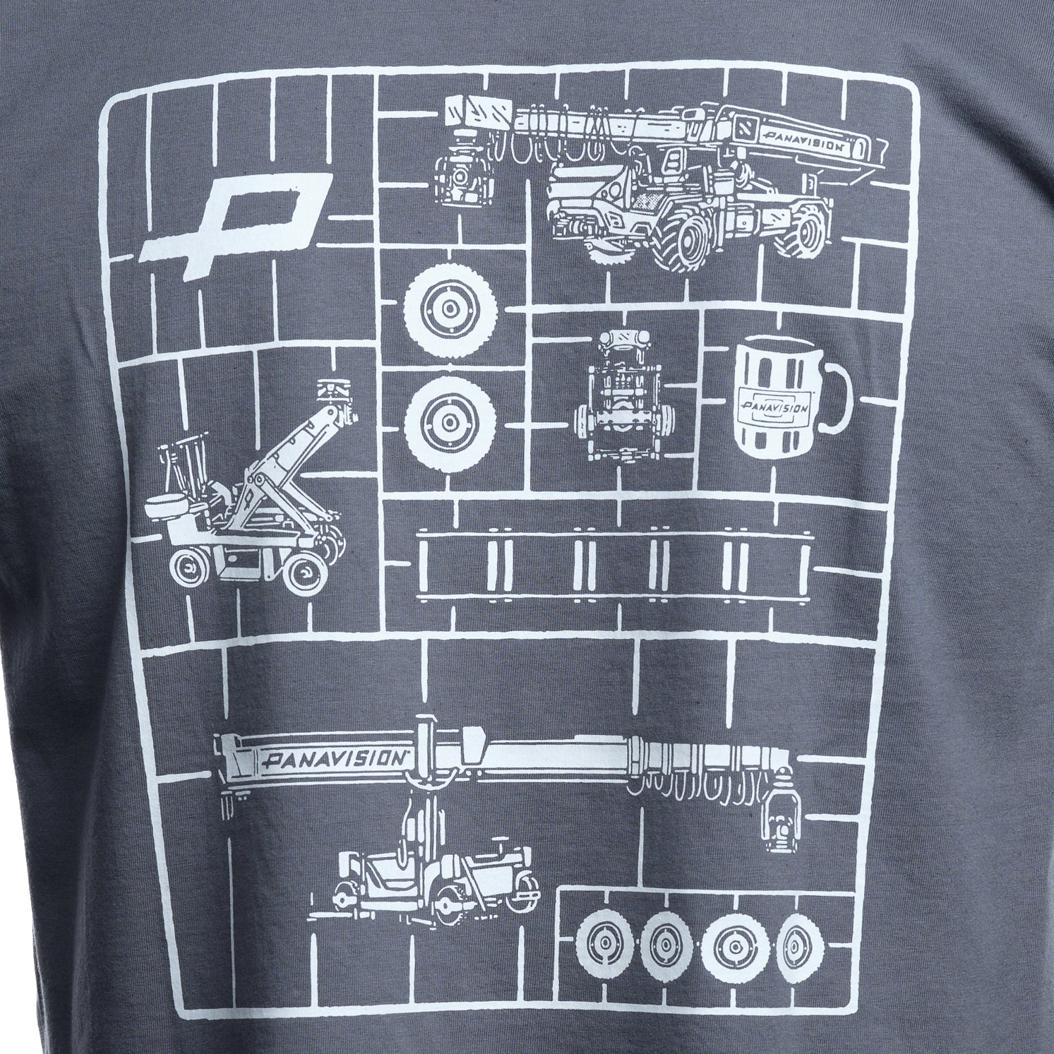 PANAVISION GRIPS T-SHIRT - DARK GREY
