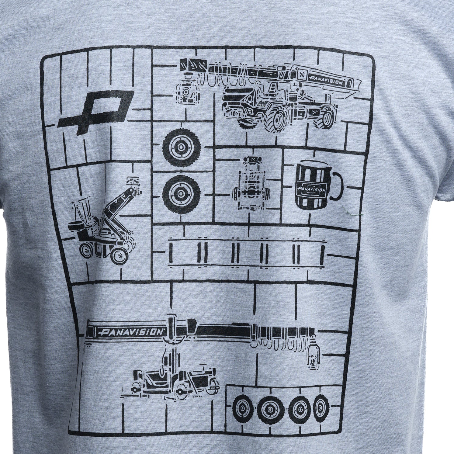 PANAVISION GRIPS T-SHIRT - LIGHT GREY