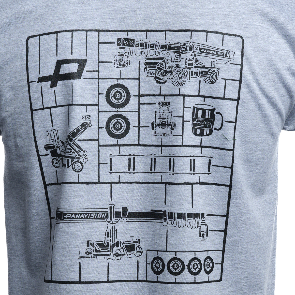 PANAVISION GRIPS T-SHIRT - LIGHT GREY