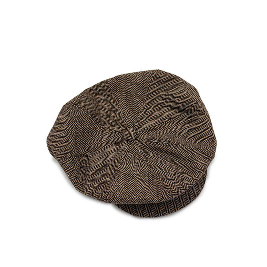 PANAVISION NEWSBOY CAP - BROWN