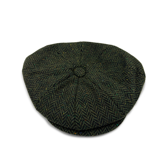 PANAVISION NEWSBOY CAP - FOREST GREEN