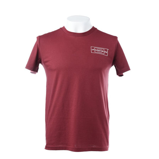 PANAVISION BELFAST T-SHIRT - BURGUNDY