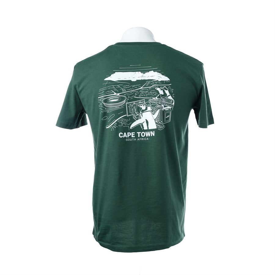 PANAVISION CAPE TOWN T-SHIRT - BOTTLE GREEN