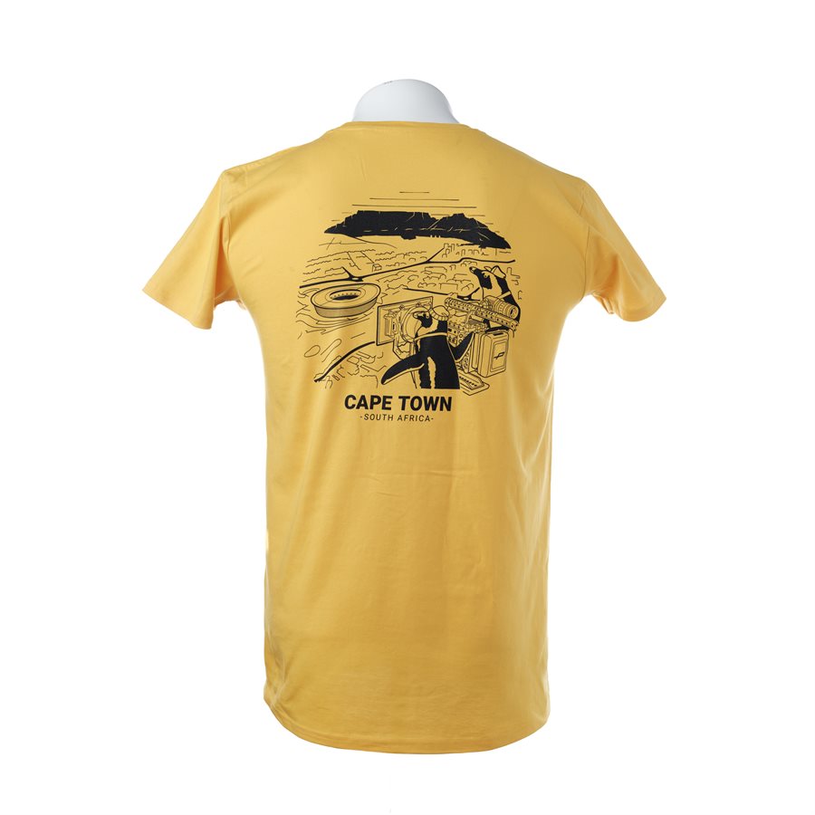 PANAVISION CAPE TOWN T-SHIRT - GOLD