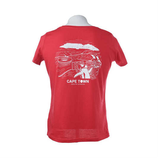 PANAVISION CAPE TOWN WOMEN'S T-SHIRT - RED
