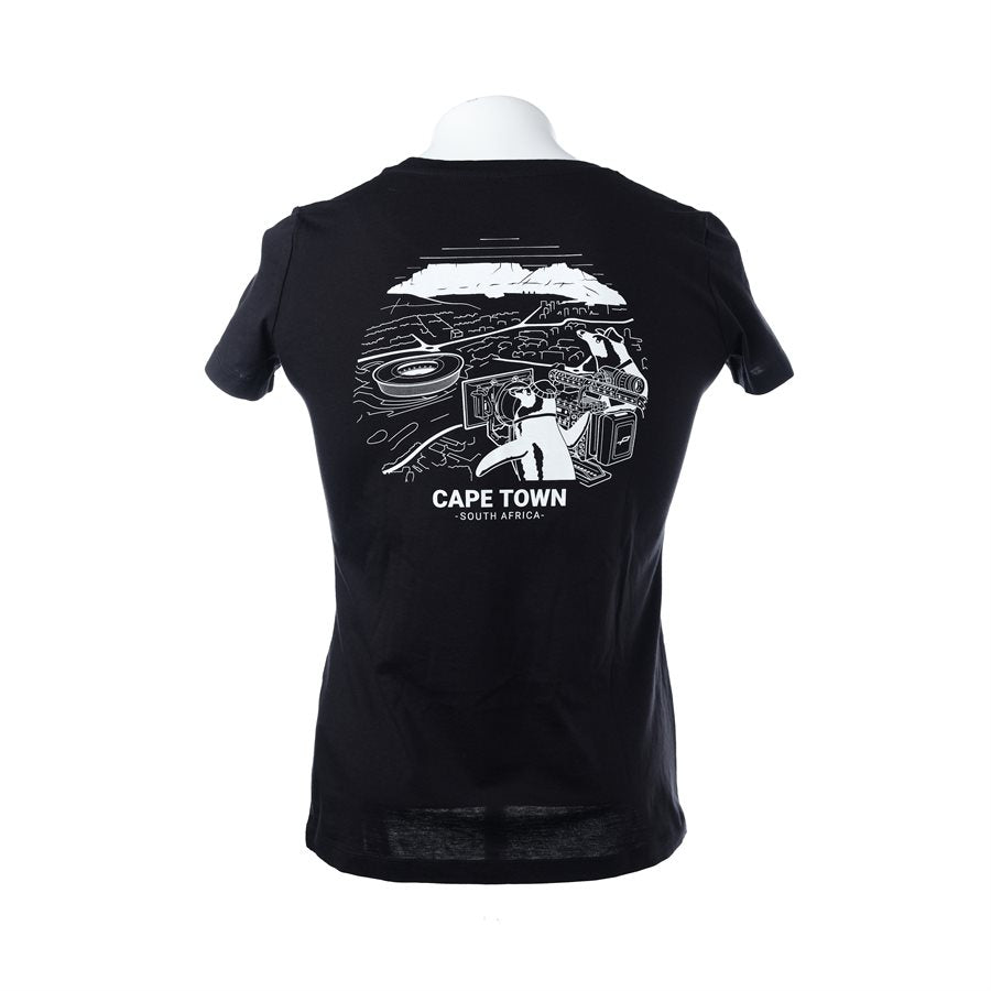 PANAVISION CAPE TOWN WOMEN'S T-SHIRT - BLACK