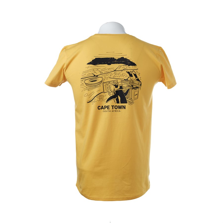 PANAVISION CAPE TOWN WOMEN'S T-SHIRT - GOLD