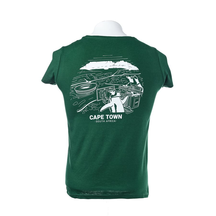 PANAVISION CAPE TOWN WOMEN'S T-SHIRT - BOTTLE GREEN