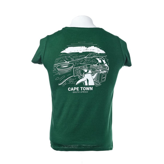 PANAVISION CAPE TOWN WOMEN'S T-SHIRT - BOTTLE GREEN
