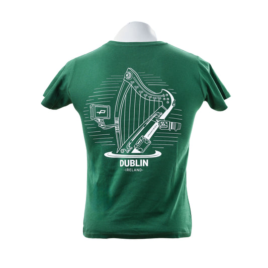 PANAVISION DUBLIN WOMEN'S T-SHIRT - BOTTLE GREEN