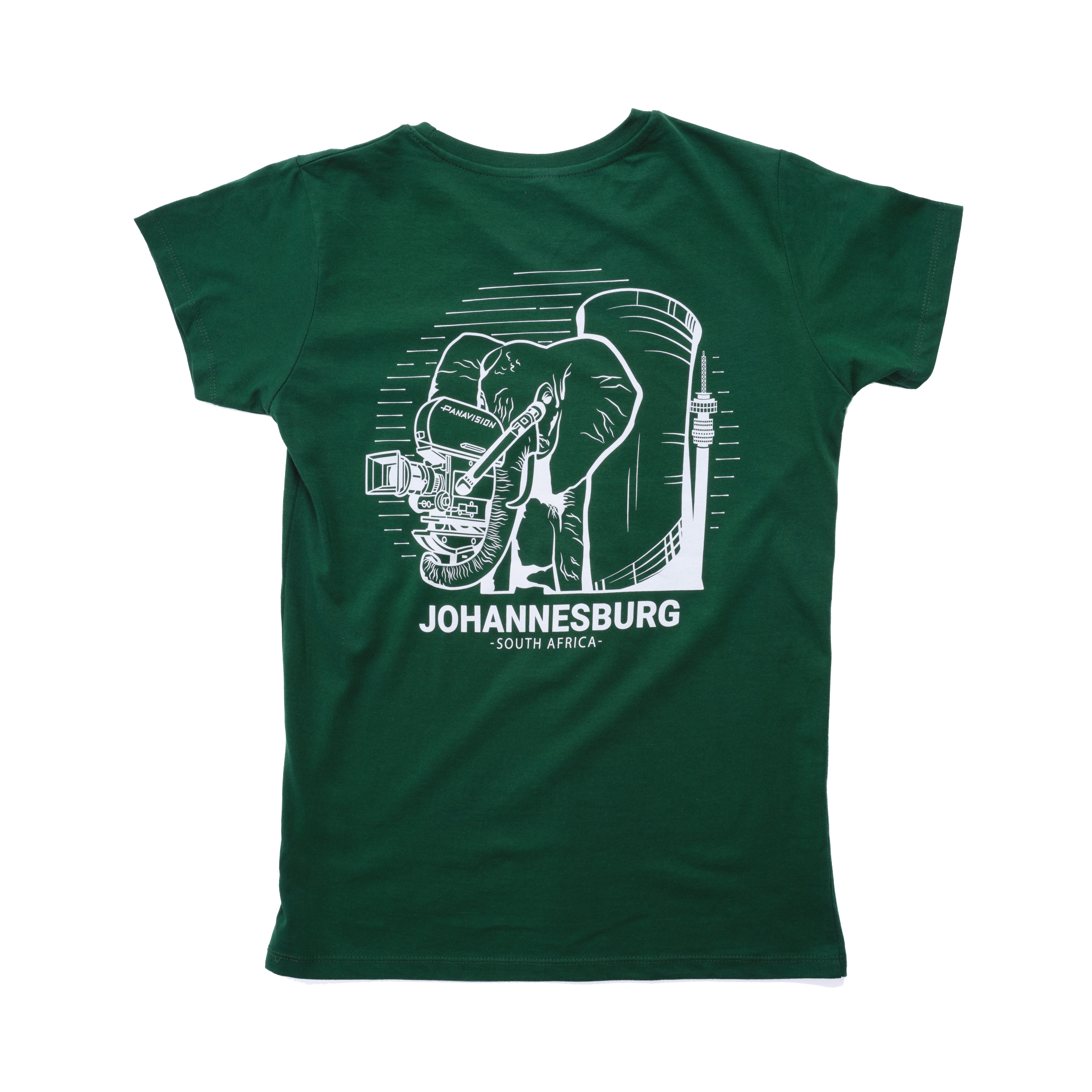 PANAVISION JOHANNESBURG WOMEN'S T-SHIRT - BOTTLE GREEN