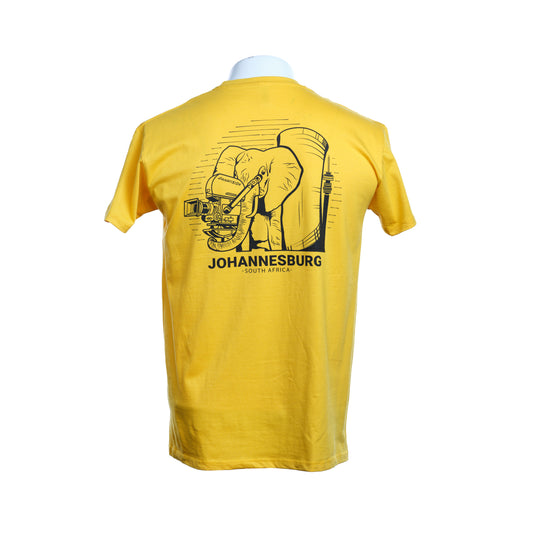 PANAVISION JOHANNESBURG T-SHIRT - GOLD