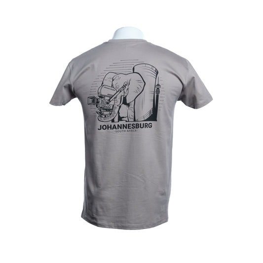 PANAVISION JOHANNESBURG T-SHIRT - LIGHT GREY