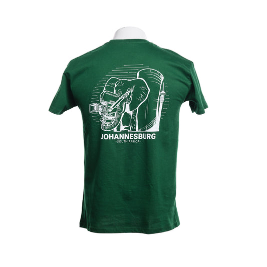 PANAVISION JOHANNESBURG T-SHIRT - BOTTLE GREEN