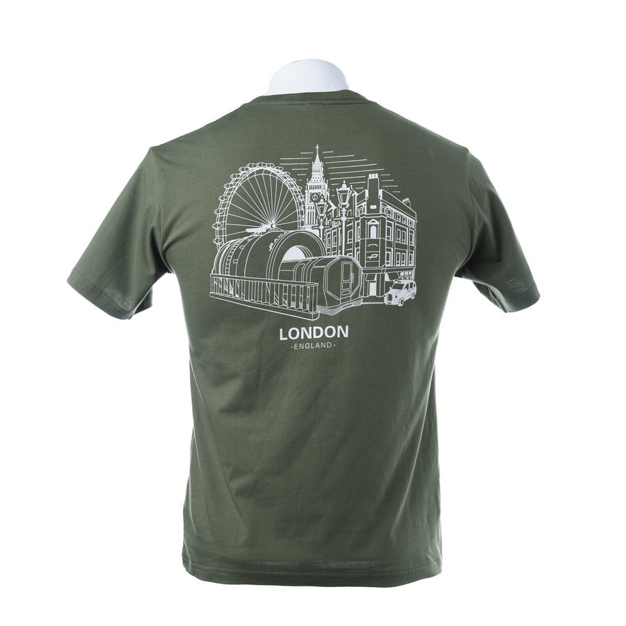 PANAVISION LONDON T-SHIRT - MILITARY GREEN