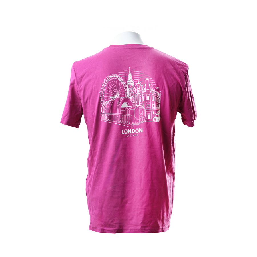 PANAVISION LONDON T-SHIRT - ORCHID FLOWER / PURPLE