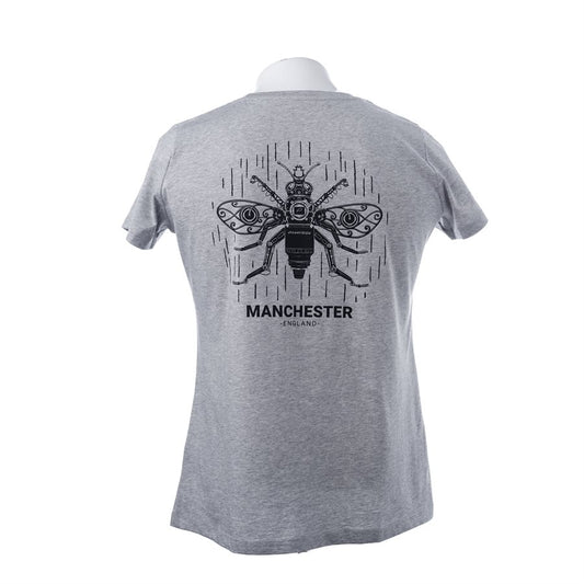PANAVISION MANCHESTER WOMEN'S T-SHIRT - LIGHT GREY