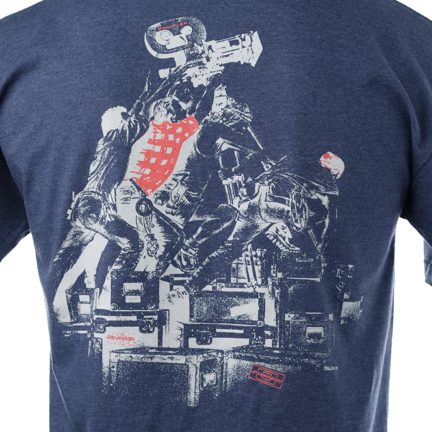 RAISING THE CAMERA T-SHIRT - BLUE