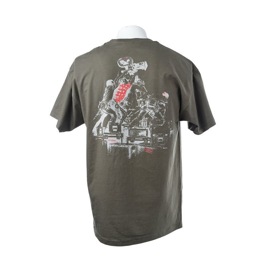 RAISING THE CAMERA T-SHIRT - GREEN