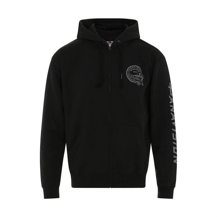 PANAVISION UNISEX ZIP HOODIE - BLACK