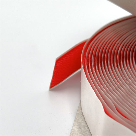 1" VELCRO HOOK OR LOOP - RED (PER METRE)