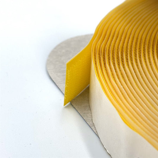 1" VELCRO HOOK OR LOOP - YELLOW (PER METRE)
