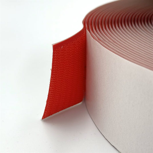 2" VELCRO HOOK OR LOOP - RED (PER METRE)