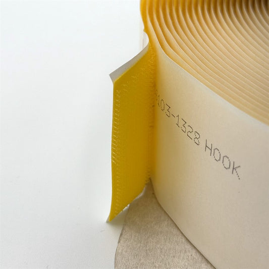 2" VELCRO HOOK OR LOOP - YELLOW (PER METRE)