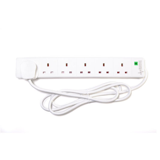6 WAY SURGE PROTECTED EXTENSION LEAD - 5M