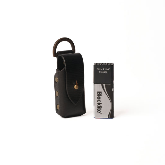 LEATHER BLOCKLIGHT & POUCH SET